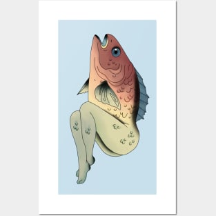 Fishy Ladie Posters and Art